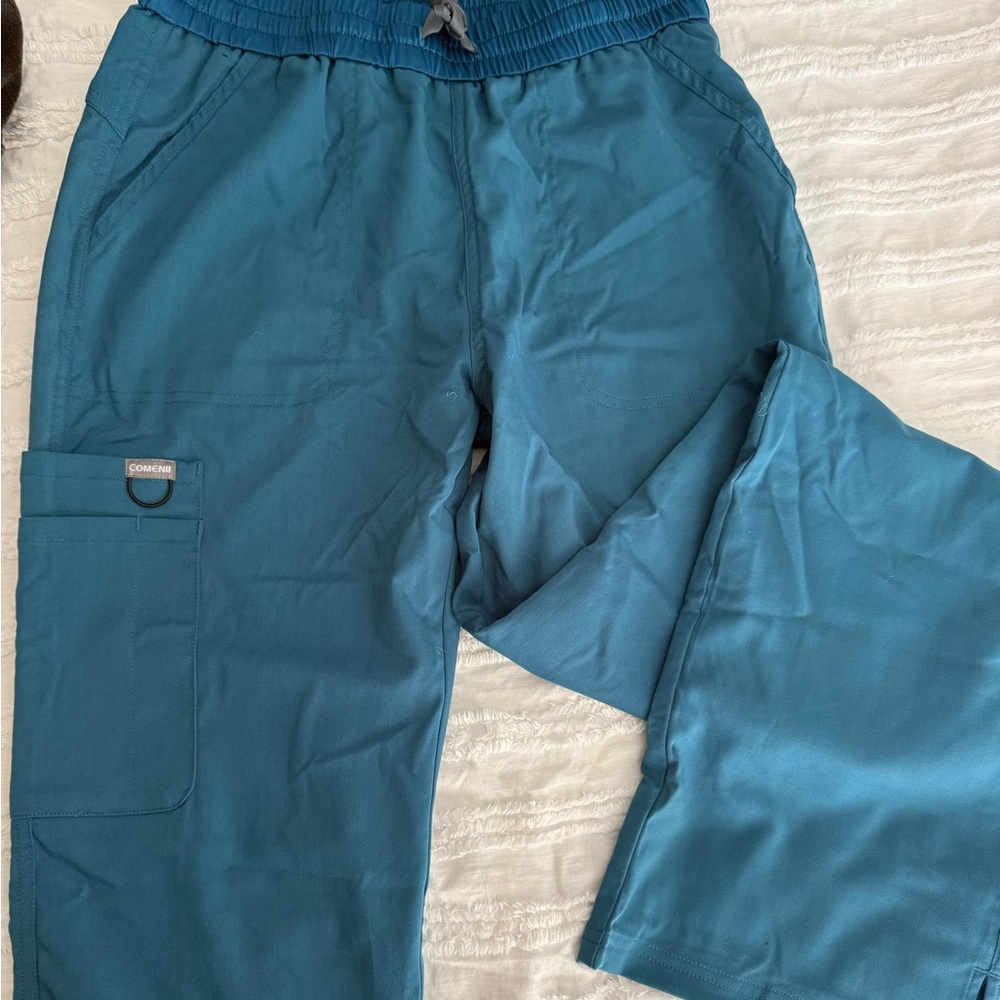 Teal blue scrub bottoms